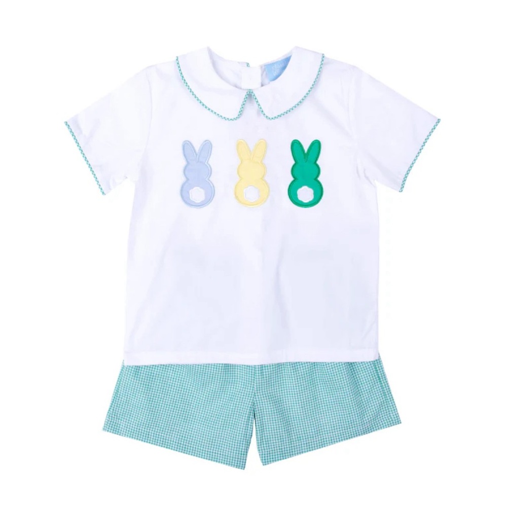 NWT! Classic Whimsy, Easter Collared Short Set, Boys 2T